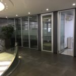 Corporate Office Space Featuring Glass Demountable Partitions