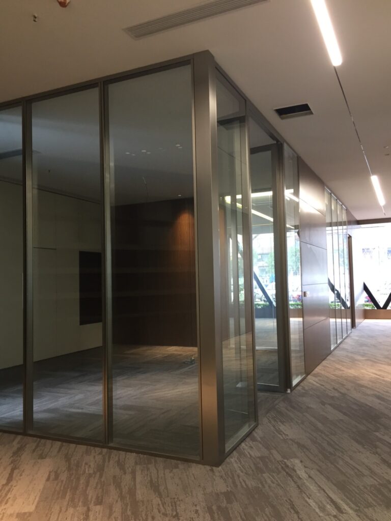 Modular Glass Partition