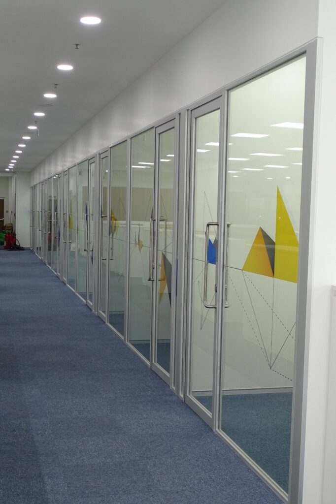 Modular Glass Partition